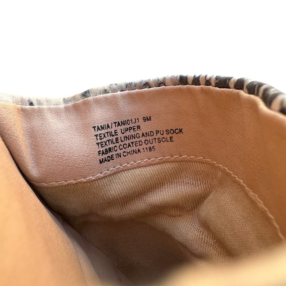 Madden Girl Tania Snake Skin Print Studded Mules in Size 9 - Picture 8 of 8